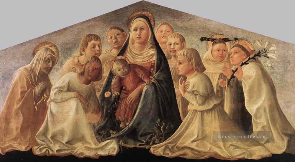 Madonna Demuts Trivulzio Madonna Renaissance Filippo Lippi Ölgemälde